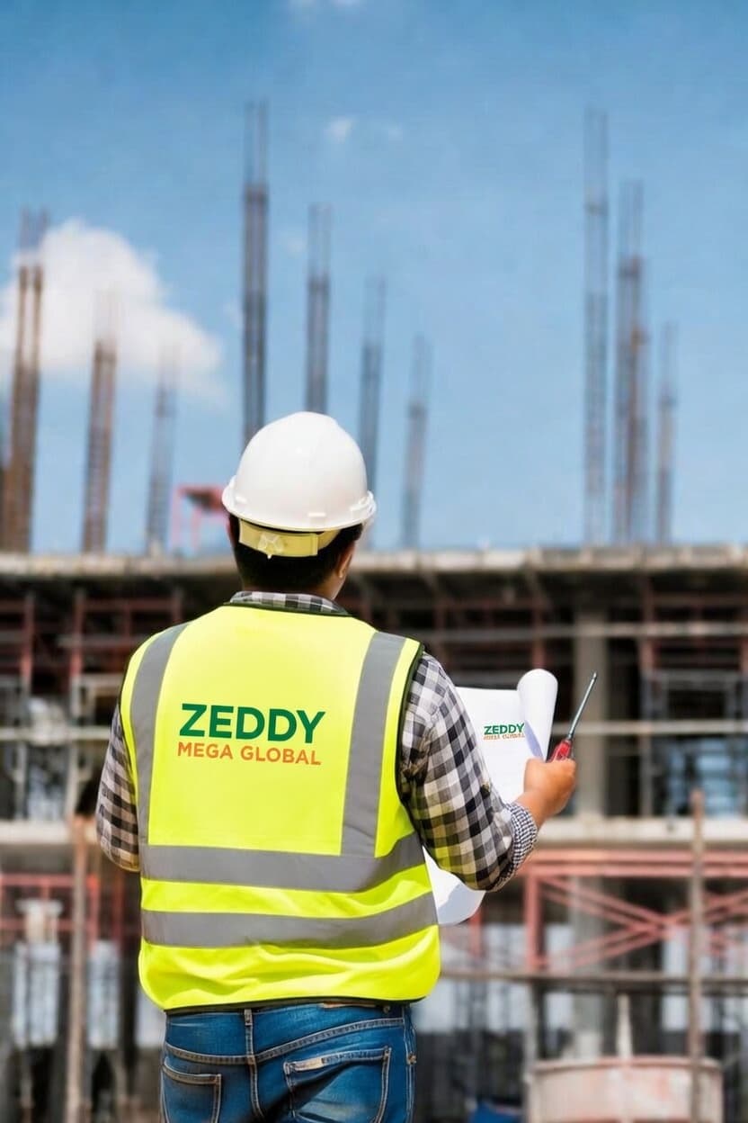 Zeddy field engineer in safety vest