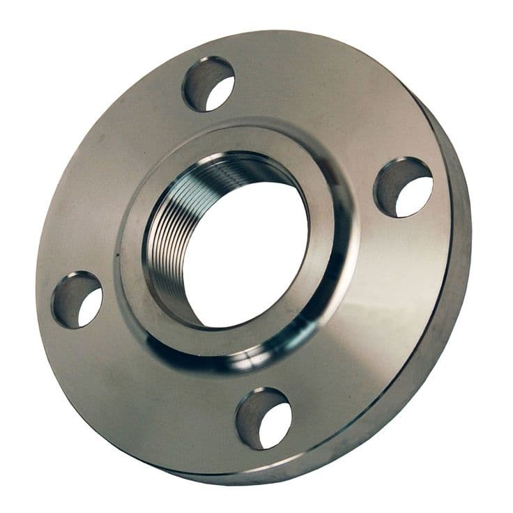 Machined threaded flange